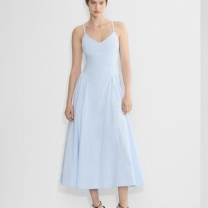 Aritzia Babaton Technique Poplin Dress Glimmer NWT